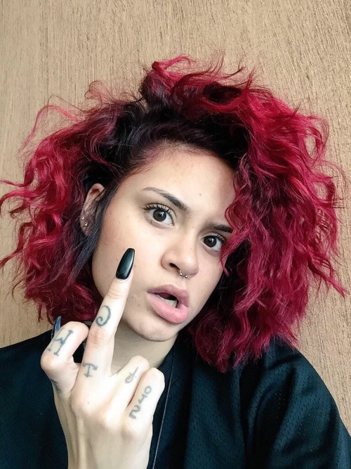 modernbeautyaddict:Kehlani is soooo cute 😩😍🔥!