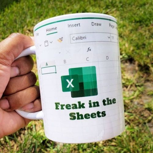 elephantwildlife:    A great gift for any Excel lover or the finance bro that really can’t stop talking about his job. Ever.Get it HERE