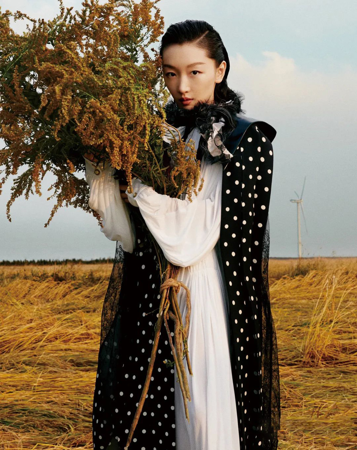 Fashion — Zhou Dongyu by Ziqian Wang for Vogue China January