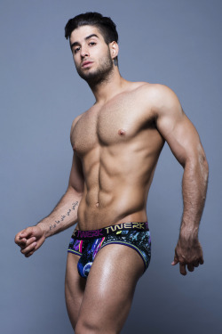 andrewchristian:  The latest addition to the collection is the#TWERKunderwear collection “Cosmos” Brief in our brand new space print.30% OFF #BLACKFRIDAY SALE! Code: 30BLACKFRIDAYhttp://www.andrewchristian.com/index.php/twerk-cosmos-brief.html#gallImg1