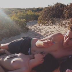 xngelinx:   This photo caused so much controversy when I posted it on Instagram, I was called a slut by people that didn’t even know me, and it’s really funny because in this photo I am relaxing TOPLESS at the BEACH next to my BOYFRIEND of THREE years.