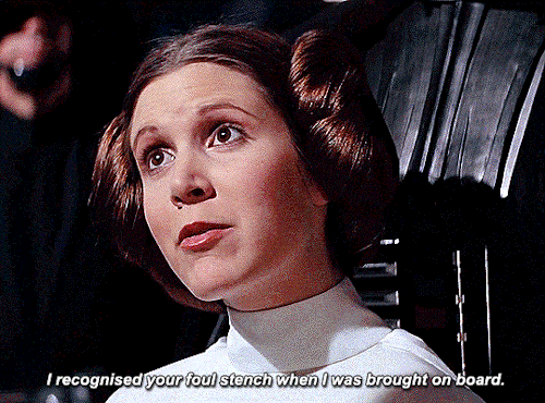 Carrie Fisher As Leia Organa In Star Wars: A New Hope (1977)