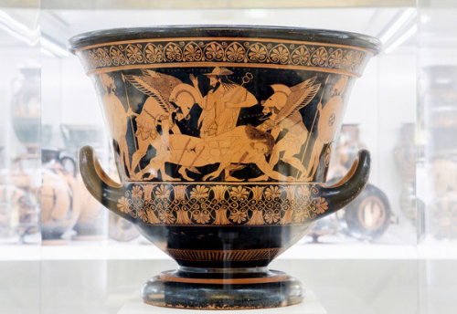 hismarmorealcalm:The Euphronios Krater, now displayed in Rome