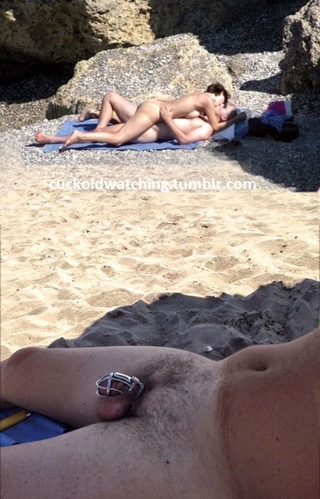 You your wife and her young lover on the beach and you.