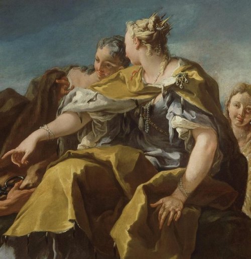 Dido Founding Carthage, by Giovanni Battista Pittoni, Госуда́рственный Эрмита́ж (State Hermitage Mus