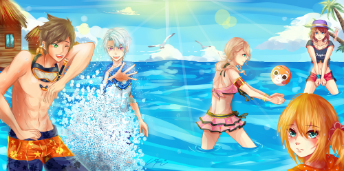 2016/6/21Sorey and gang at the beach!