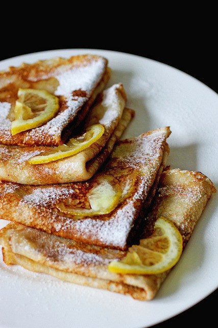 Porn Pics hesheeat:  custard pancakes by shmnk on Flickr.