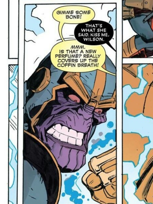 Porn Pics wholesomethanos:  Remember when Thanos got