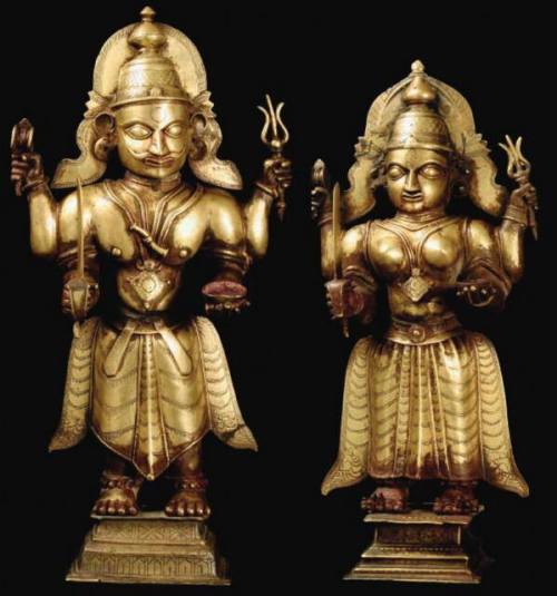Khandoba and Mhalsa (avatara of Shiva and Parvati), Maharashtra