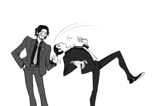 gabitzart:Y0 Majima is tired 24/7