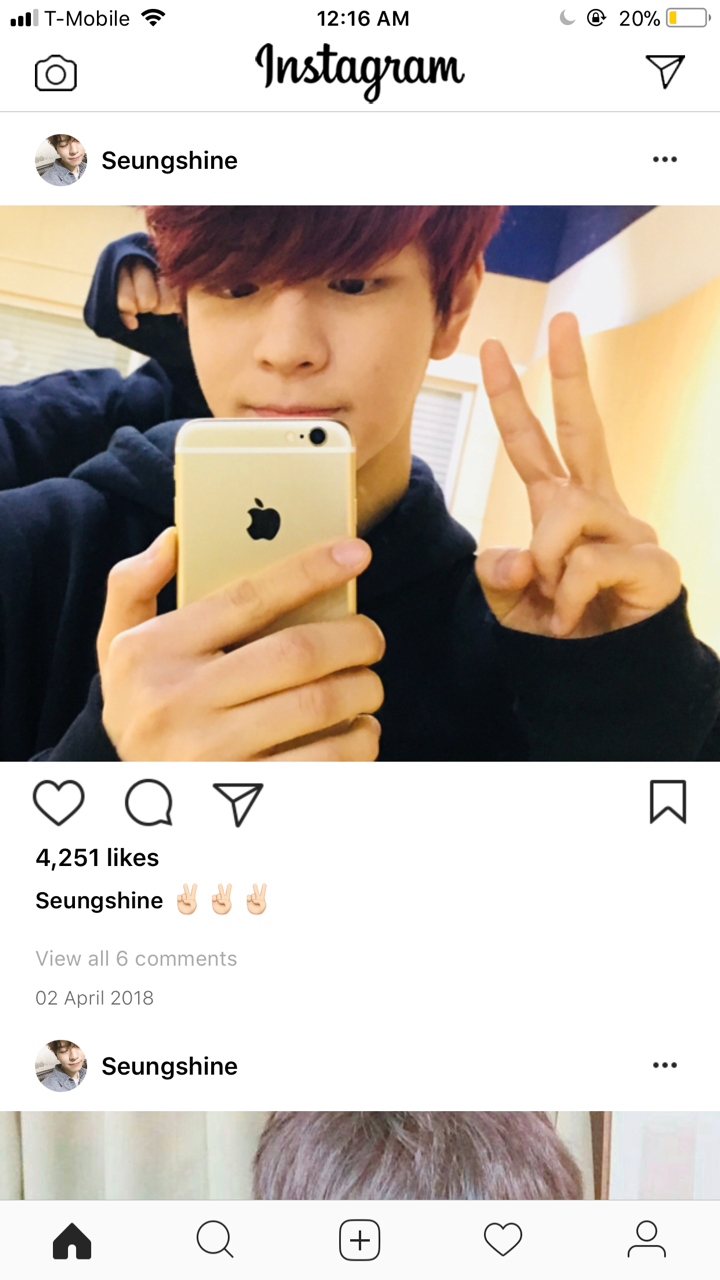 Closed Roasting Bf Seungmin Instagram Request