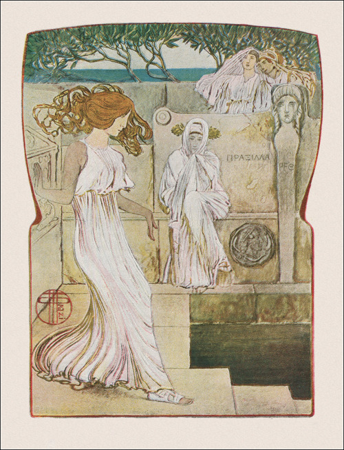 Manuel Orazi, Illustrations for Les vierges de Syracuse, by Jean Bertheroy, Paris, 1902