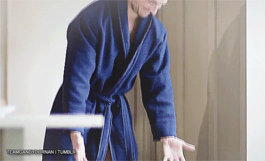 dornanshades:  #DavidGandy APPRECIATION POST - NIGHTGOWN.   can i have him? please?