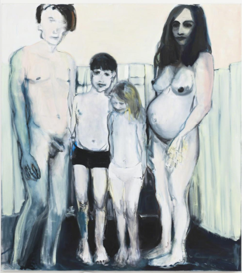 darksilenceinsuburbia:  Marlene Dumas Nuclear Family 2013 