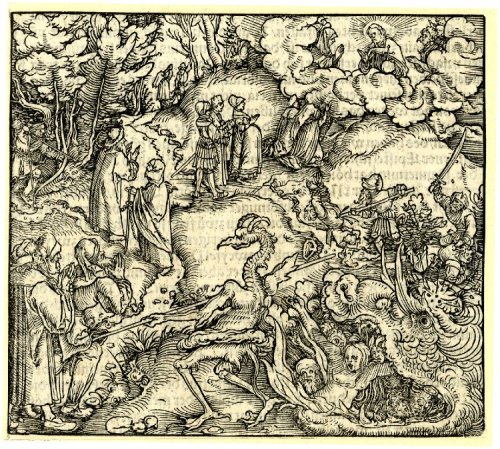 Hans Weiditz, The narrow path leading to salvation, an illustration to Cicero&rsquo;s Officia, Briti