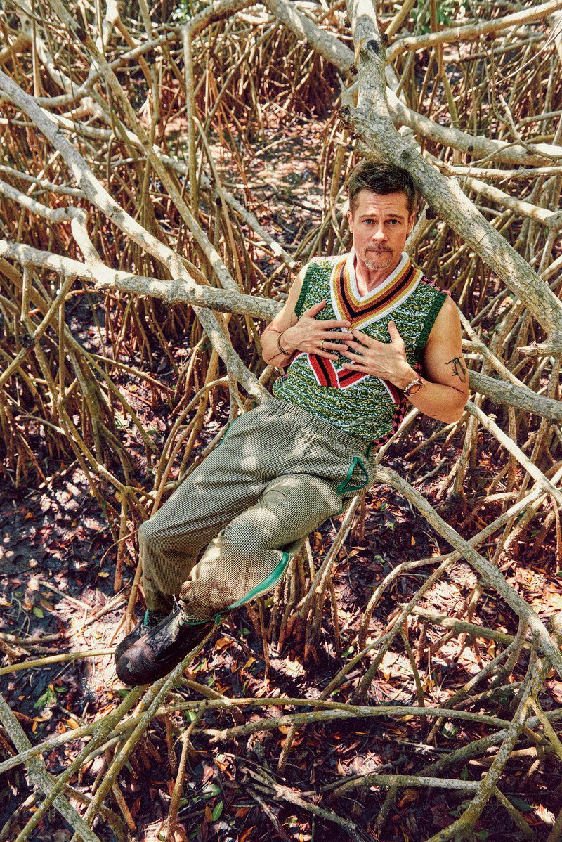 aries0331:  Brad Pitt for GQ Style, Summer 2017 by Ryan McGinley