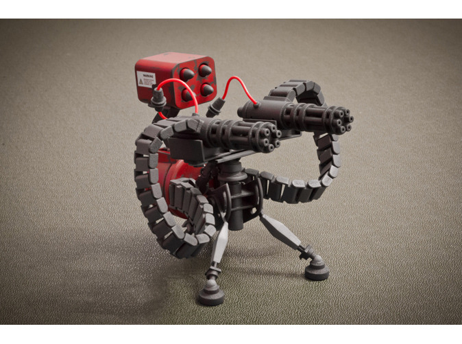 moare:  Psychobob made a 3D-printed upgradeable Sentry Gun, and you can buy your