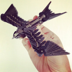 itscolossal:  New Typewriter Part Birds by
