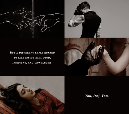 patrioclus:CK COUNTDOWN CHALLENGE  »  week one — favourite ship  ↳ kaz brekker x inej ghafa “Stay,” 