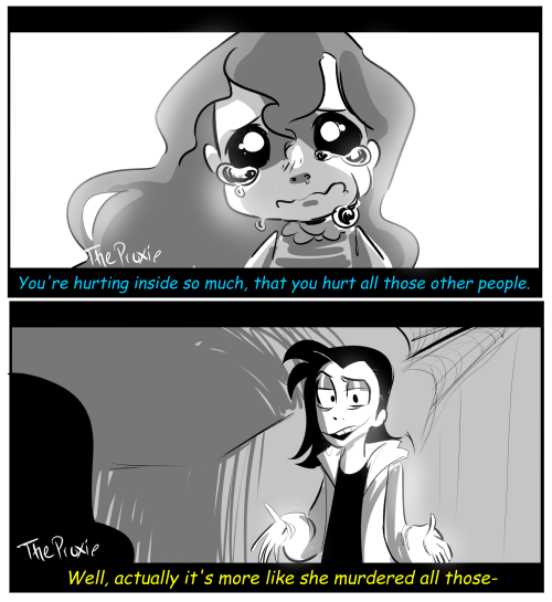 proxie-of-the-art:fake storyboard - Sally needs helpNo no, Jeff is right