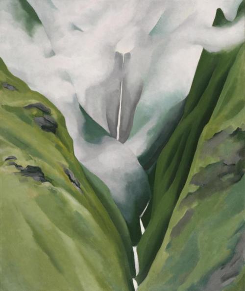 Waterfall — No. III — Iao Valley  -   Georgia O'Keeffe 1939American painter 1887-1986