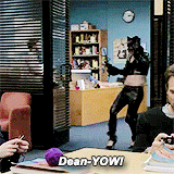 bethanyactually:   community meme: six running gags [1/6]  → Dean Pelton’s