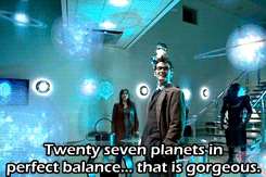 letwinterlightcome:The Doctor finding beauty in the big, the small, and the really, really dangerous