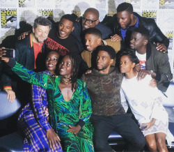 accras: Black Panther cast selfie