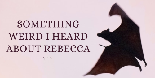 yvesdot:Something Weird I Heard About Rebecca / 1.7K“You have to do that stuff.” Brooke traced her h