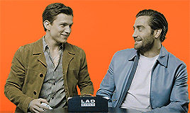 hemswrths:Tom Holland and Jake Gyllenhaal - Spider-Man: Far From Home press tour.