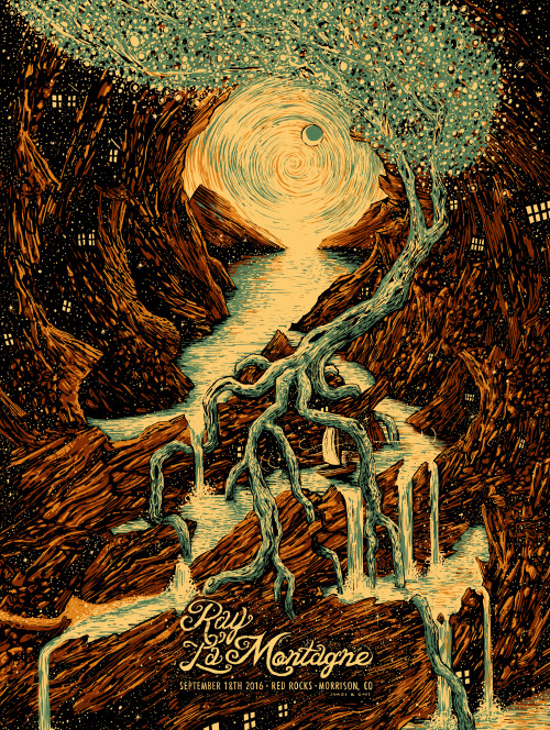 jamesreads:  The wind that rustles this tree rustles us too. Tonight’s poster for Ray LaMontagne at 