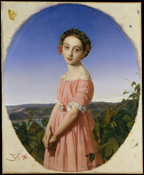 Faustine Léo. 1842. Henri Lehmann