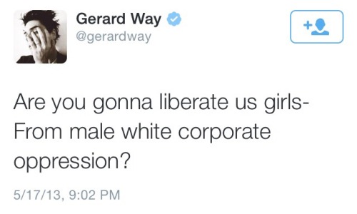 transelectra: gerard way + inspirational tweets