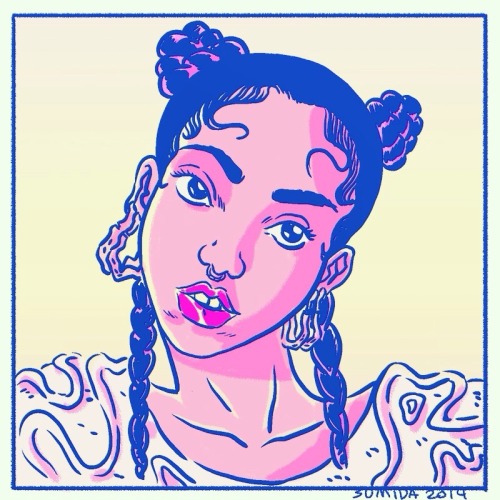FKA Twigs fan arts. I love everything she’s been making lately. I can’t wait for her album!