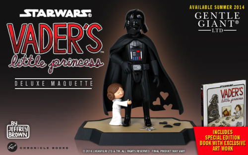 jokerino:  pr1nceshawn:  “Darth Vader and Son” & “Vader’s Little Princess” Figurines.  Le voglioooooooooo