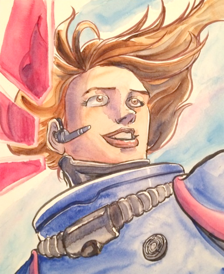 I’m not entirely sure how many of you are familiar with my webcomic, Valkyrie Squadron. Probably not many. It’s the story of a team of female fighters in a space war on killer robot drones and I’m in the process of doing a reboot for it.
So, if you...