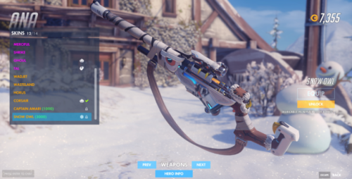 pinkshimadas:Ana’s new snow owl skin is so nice but… OvO what’s this?