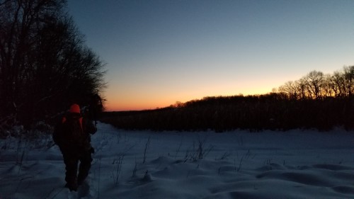 thingssthatmakemewet:Beautiful winter day hunting with @mossyoakmaster ended with a beautiful sunset 🥰🌞💖 It was a gorgeous day in the woods baby🥰😘