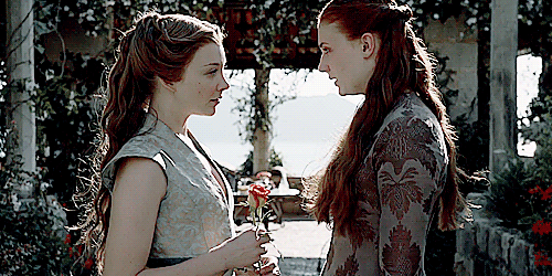 blavkcanary:gtkmm; [1/15] ships → sansa stark and margaery tyrellmargaery’s kindness had been unfail