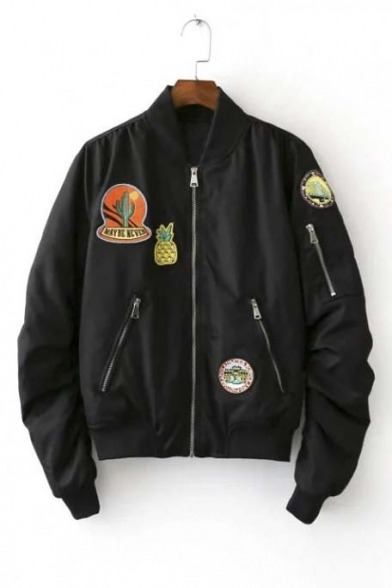 isteadybouquetrunaway: Unisex Bomber Jacket (24% - 40% Off) Rocket //  Alien  Cactus