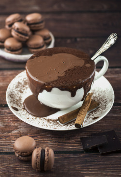fullcravings:  Ultra Rich and Creamy Hot Chocolate  Omg