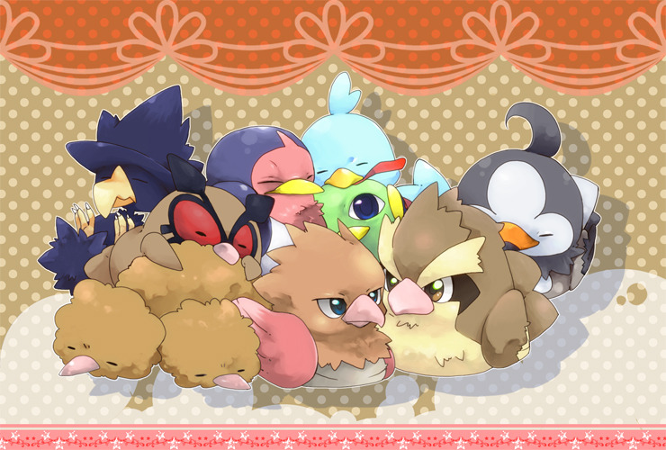 alternative-pokemon-art:  Artist All of the regional bird Pokemon by request. I just