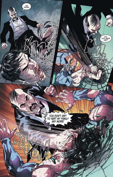 Batman vs. Superman.[from Injustice (2013) #12]