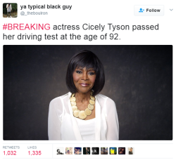 hustleinatrap:Cicely Tyson didn’t deserve