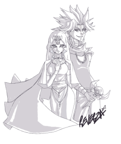 reverzaart:Marik and Ishizu Ishtar.Hope you like!