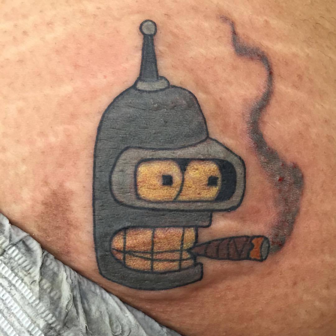 Bender butt tattoo