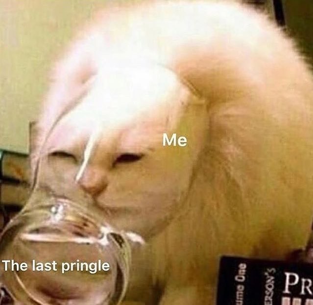 Me
The last pringle