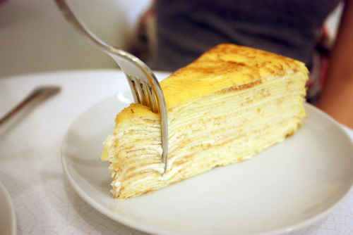 Mille Crêpes Cake by FoodishFetish on Flickr.