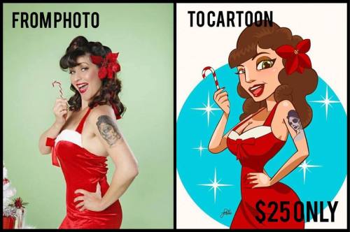 I’m #acceptingcommissions #cartoon #pinups PM to order now!
