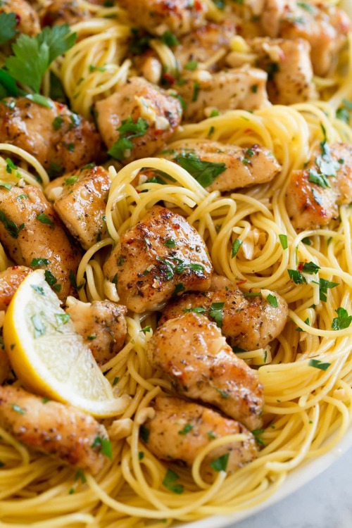 daily-deliciousness:Chicken scampi